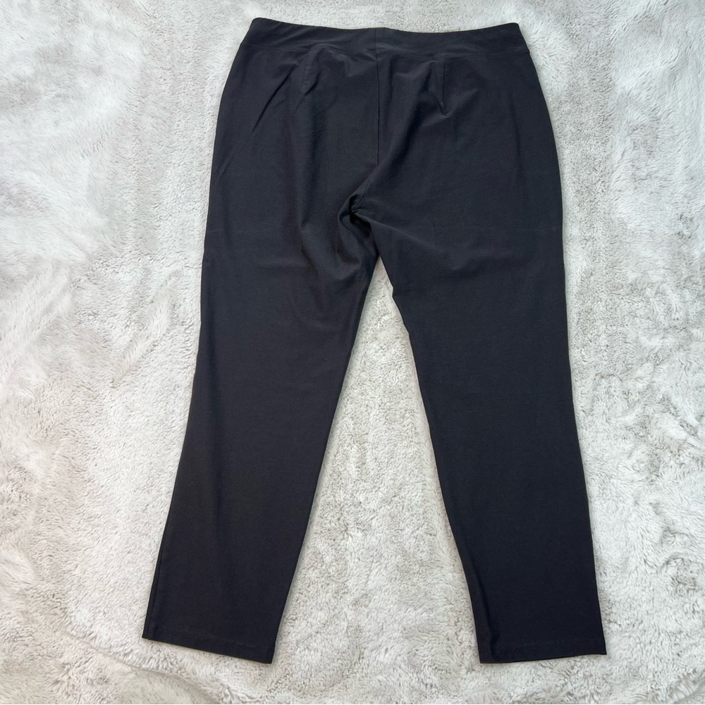 Eileen Fisher Slouch Flex Ponte Ankle Pants Taupe Espresso Size S Lagenlook Crop - Picture 8 of 8